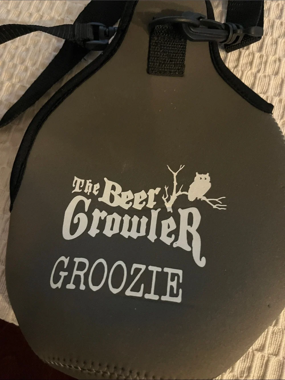 Black Beer Growler Insulated Carrier